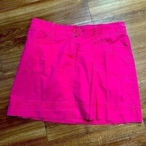 Vintage Barbiecore Sexy H&M Pink Denim Miniskirt size US 10